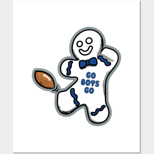 Dallas Cowboys Gingerbread Man Posters and Art